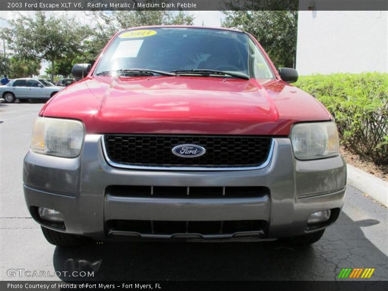 Redfire Metallic / Medium Dark Pebble 2003 Ford Escape XLT V6
