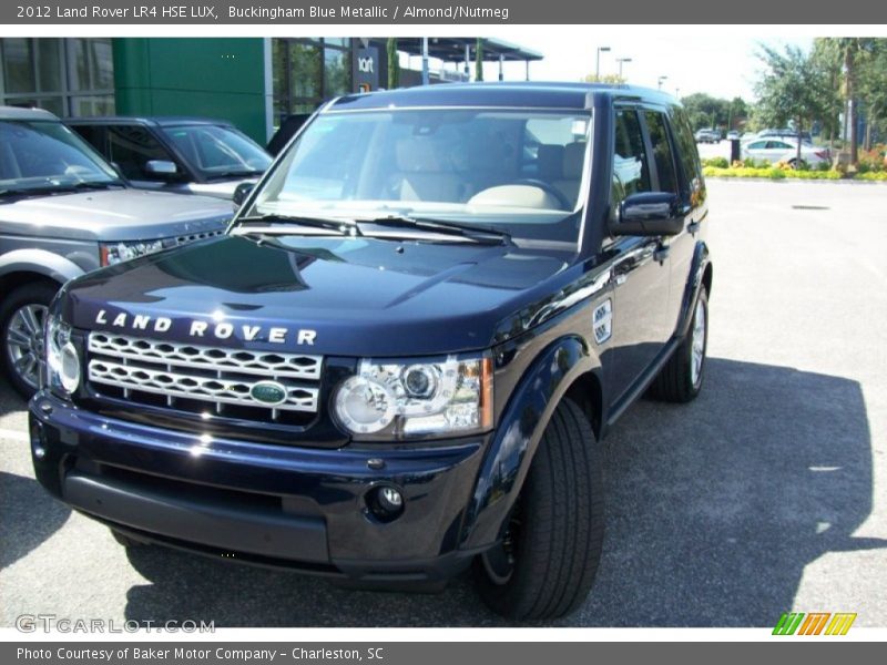 Buckingham Blue Metallic / Almond/Nutmeg 2012 Land Rover LR4 HSE LUX