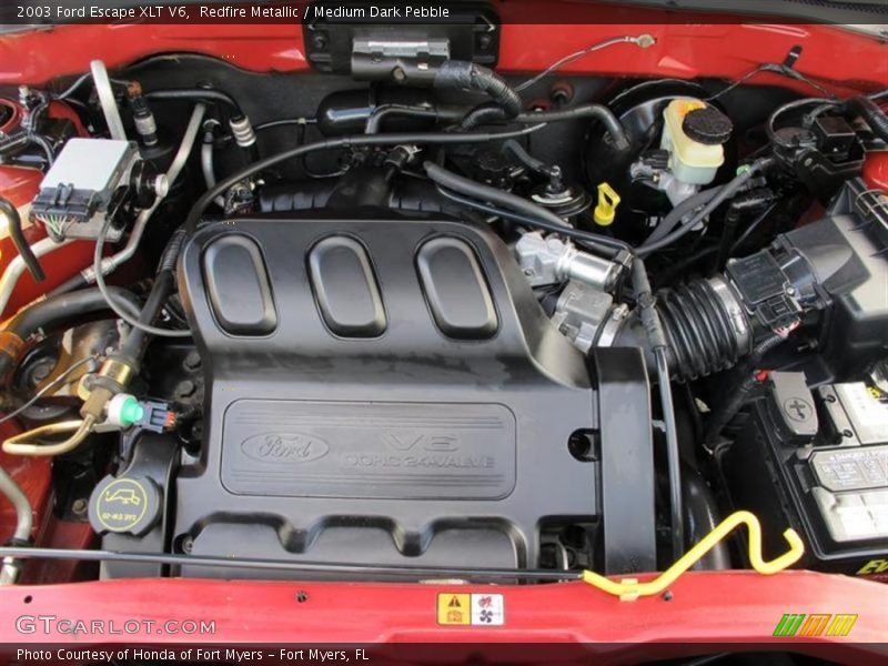 Redfire Metallic / Medium Dark Pebble 2003 Ford Escape XLT V6