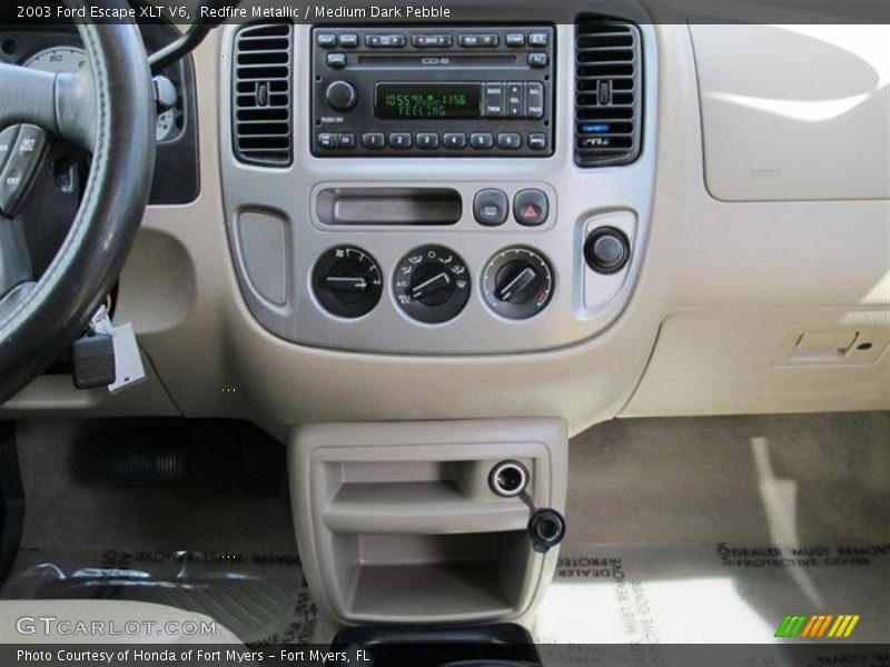 Redfire Metallic / Medium Dark Pebble 2003 Ford Escape XLT V6