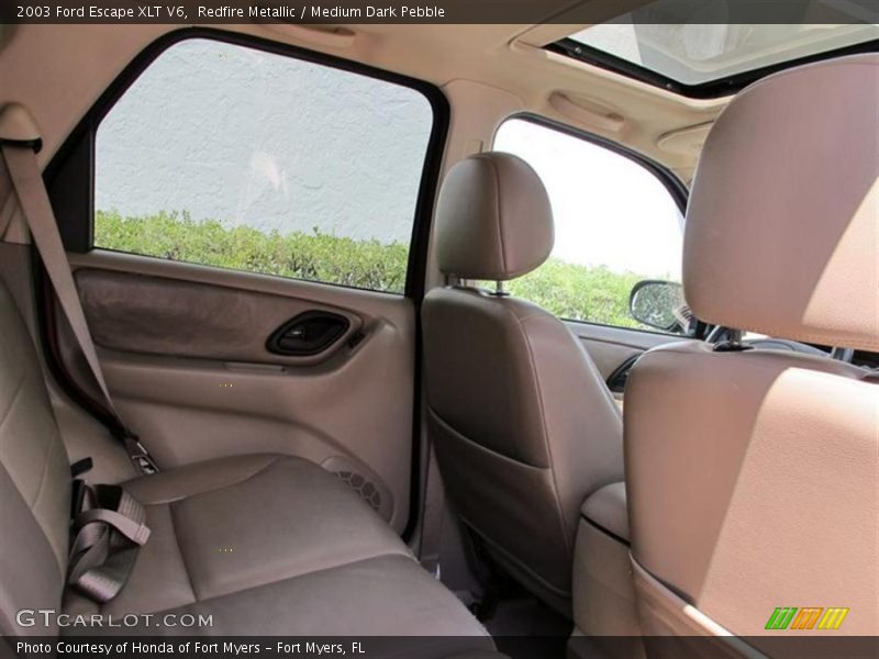 Redfire Metallic / Medium Dark Pebble 2003 Ford Escape XLT V6