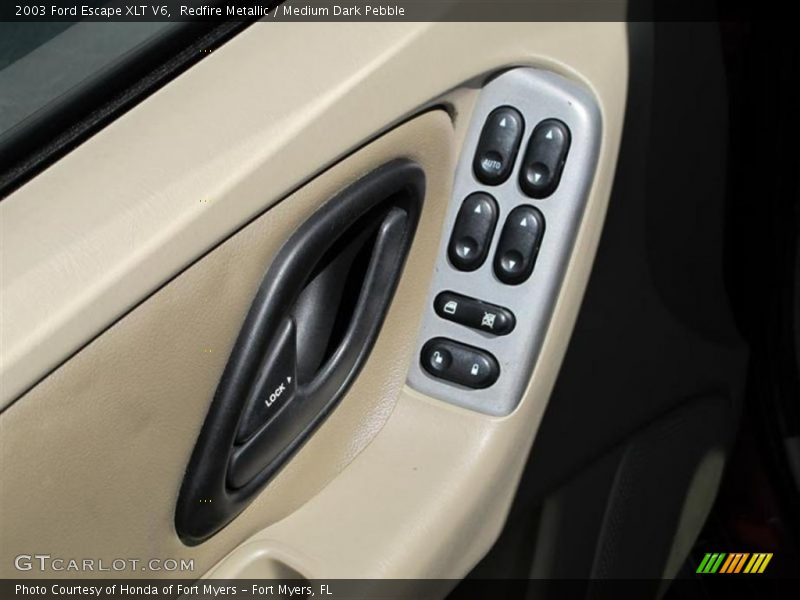 Redfire Metallic / Medium Dark Pebble 2003 Ford Escape XLT V6