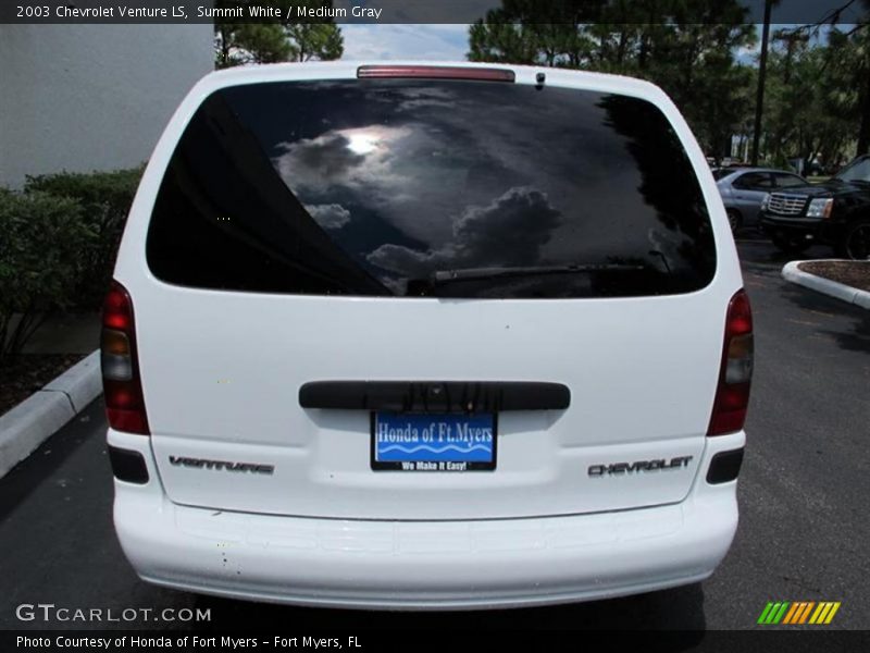 Summit White / Medium Gray 2003 Chevrolet Venture LS