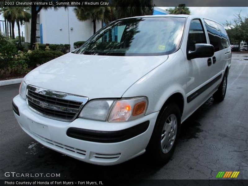 Summit White / Medium Gray 2003 Chevrolet Venture LS