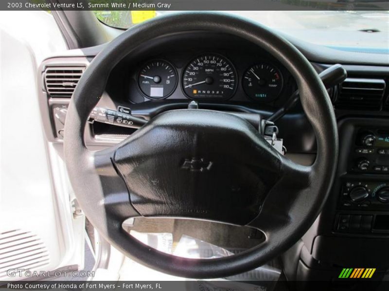Summit White / Medium Gray 2003 Chevrolet Venture LS
