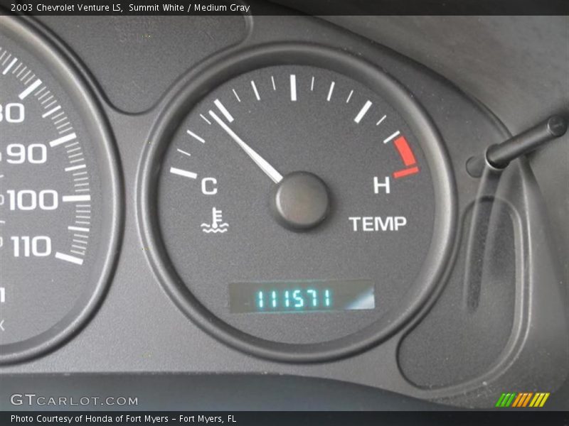 Summit White / Medium Gray 2003 Chevrolet Venture LS