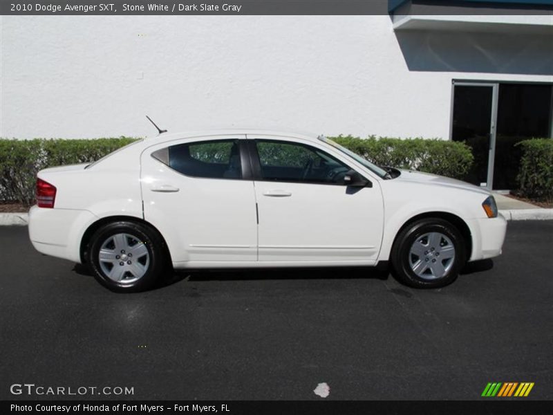 Stone White / Dark Slate Gray 2010 Dodge Avenger SXT