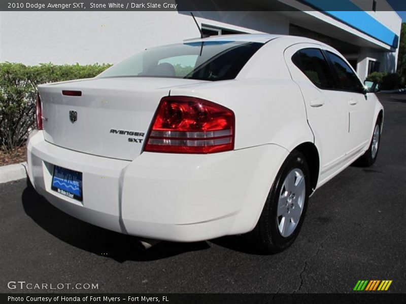 Stone White / Dark Slate Gray 2010 Dodge Avenger SXT