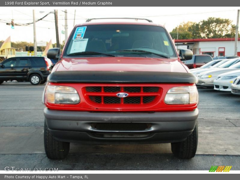 Vermillion Red / Medium Graphite 1998 Ford Explorer Sport