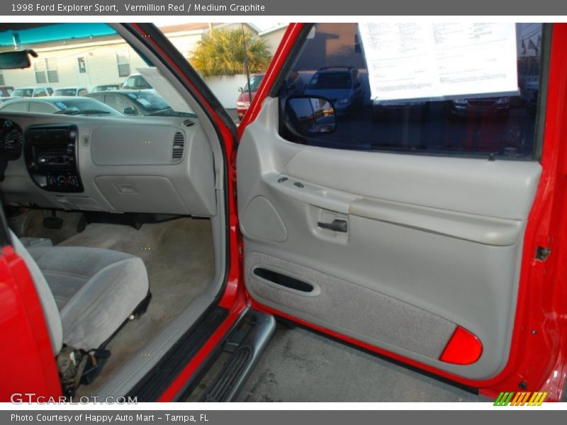 Vermillion Red / Medium Graphite 1998 Ford Explorer Sport