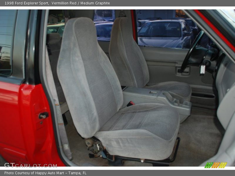 Vermillion Red / Medium Graphite 1998 Ford Explorer Sport