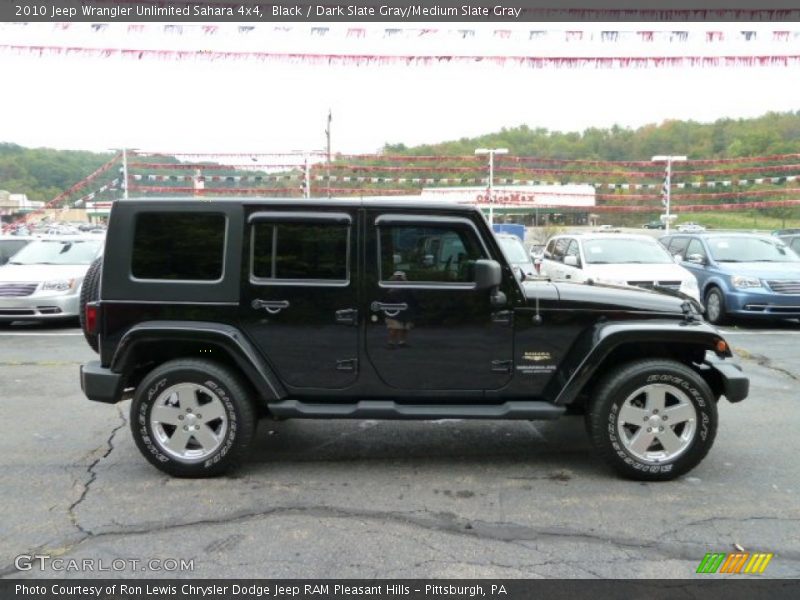 Black / Dark Slate Gray/Medium Slate Gray 2010 Jeep Wrangler Unlimited Sahara 4x4