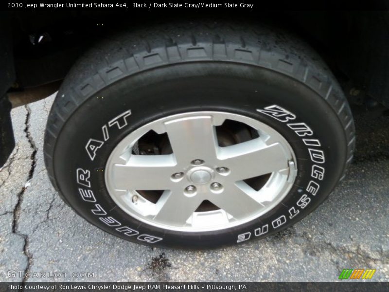 Black / Dark Slate Gray/Medium Slate Gray 2010 Jeep Wrangler Unlimited Sahara 4x4