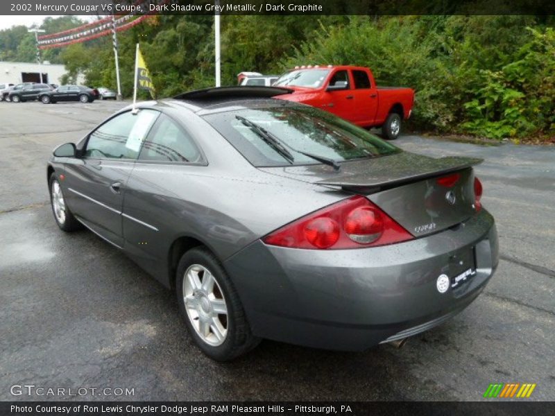 Dark Shadow Grey Metallic / Dark Graphite 2002 Mercury Cougar V6 Coupe