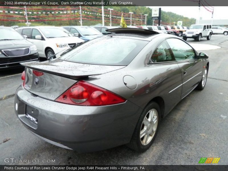 Dark Shadow Grey Metallic / Dark Graphite 2002 Mercury Cougar V6 Coupe