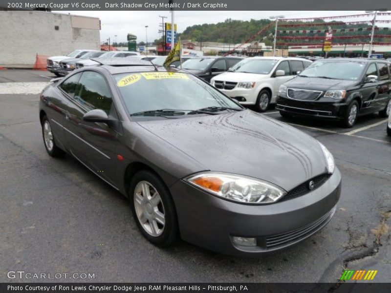 Dark Shadow Grey Metallic / Dark Graphite 2002 Mercury Cougar V6 Coupe