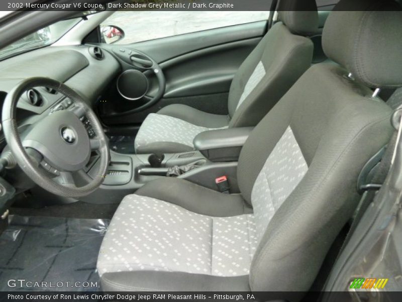 Dark Shadow Grey Metallic / Dark Graphite 2002 Mercury Cougar V6 Coupe