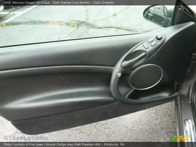 Dark Shadow Grey Metallic / Dark Graphite 2002 Mercury Cougar V6 Coupe