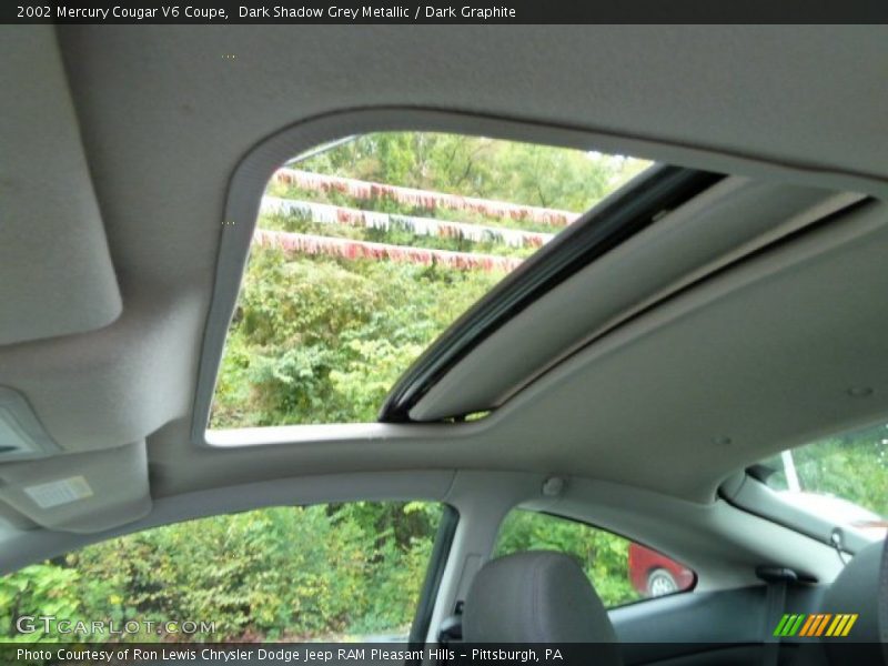 Dark Shadow Grey Metallic / Dark Graphite 2002 Mercury Cougar V6 Coupe
