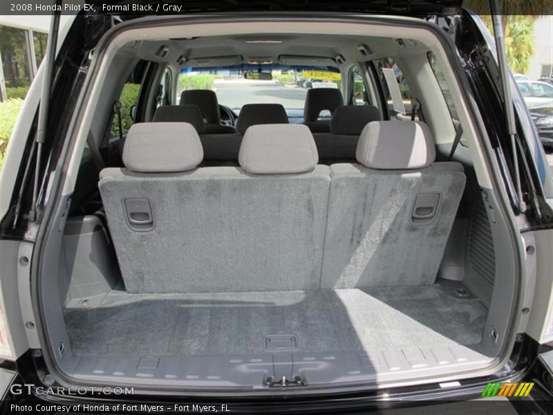 Formal Black / Gray 2008 Honda Pilot EX