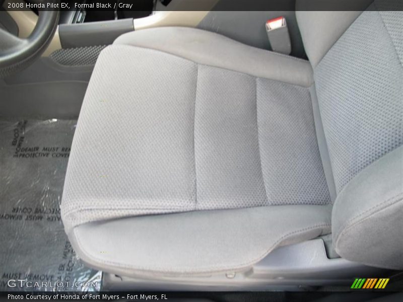 Formal Black / Gray 2008 Honda Pilot EX