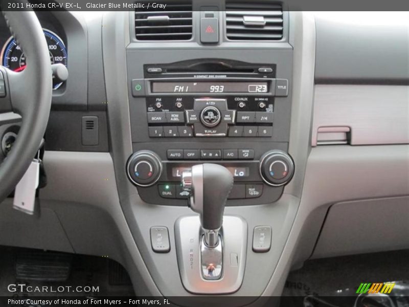 Glacier Blue Metallic / Gray 2011 Honda CR-V EX-L