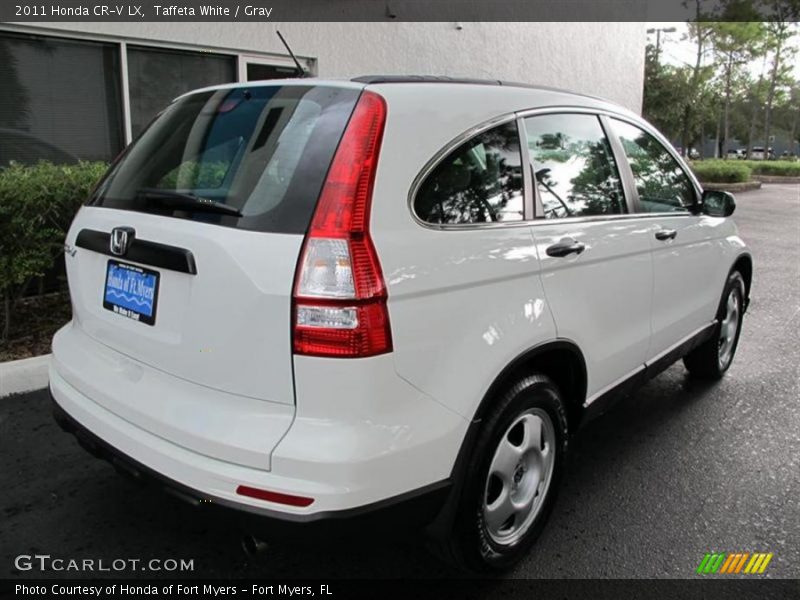 Taffeta White / Gray 2011 Honda CR-V LX