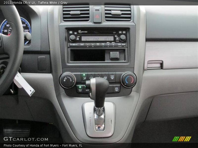 Taffeta White / Gray 2011 Honda CR-V LX