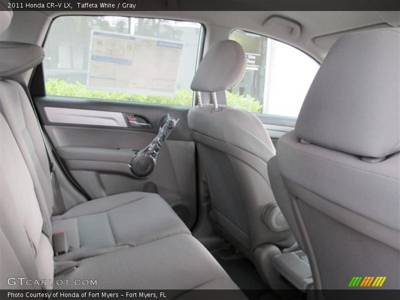 Taffeta White / Gray 2011 Honda CR-V LX