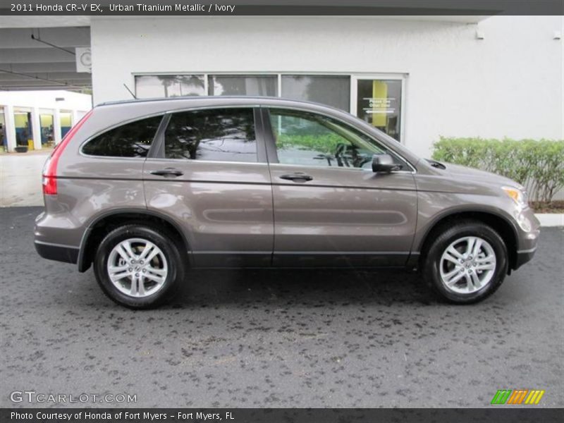 Urban Titanium Metallic / Ivory 2011 Honda CR-V EX