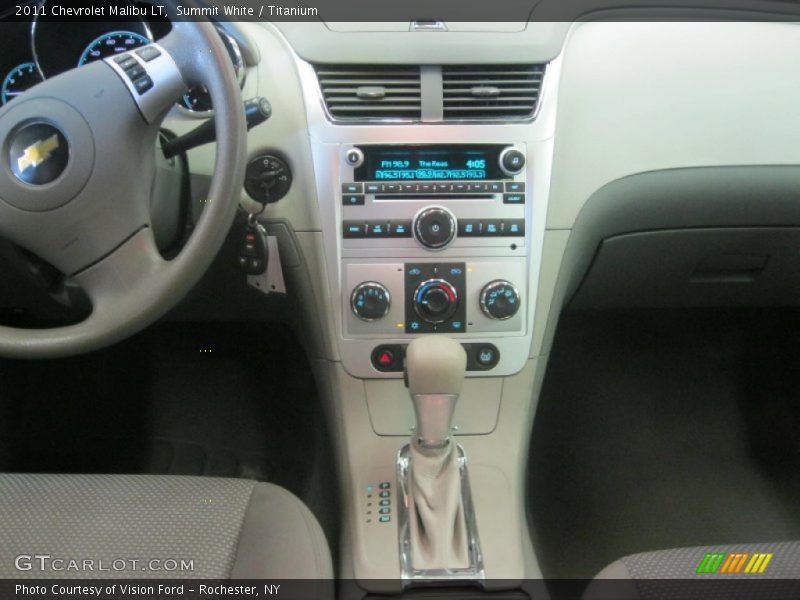 Summit White / Titanium 2011 Chevrolet Malibu LT