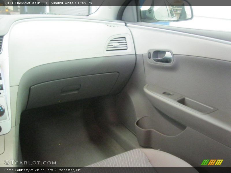 Summit White / Titanium 2011 Chevrolet Malibu LT