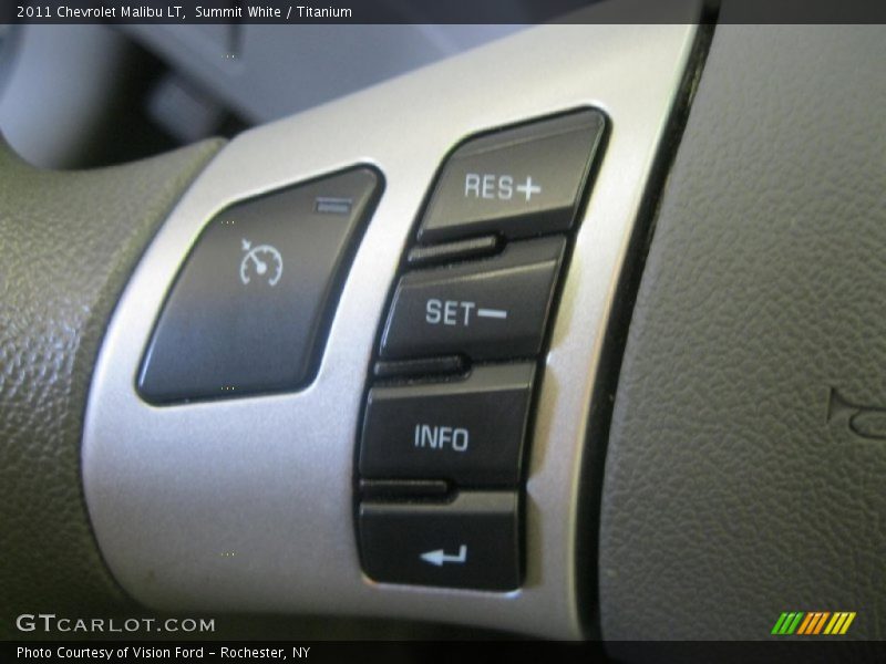 Summit White / Titanium 2011 Chevrolet Malibu LT