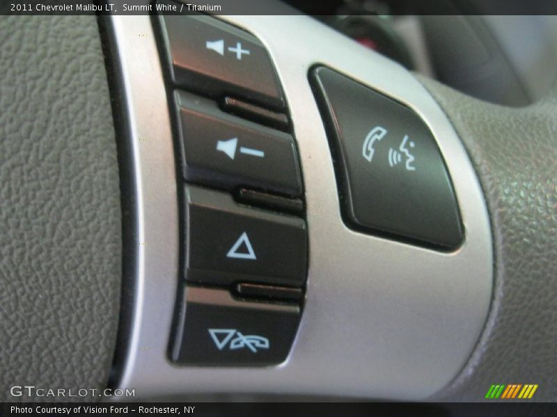 Summit White / Titanium 2011 Chevrolet Malibu LT