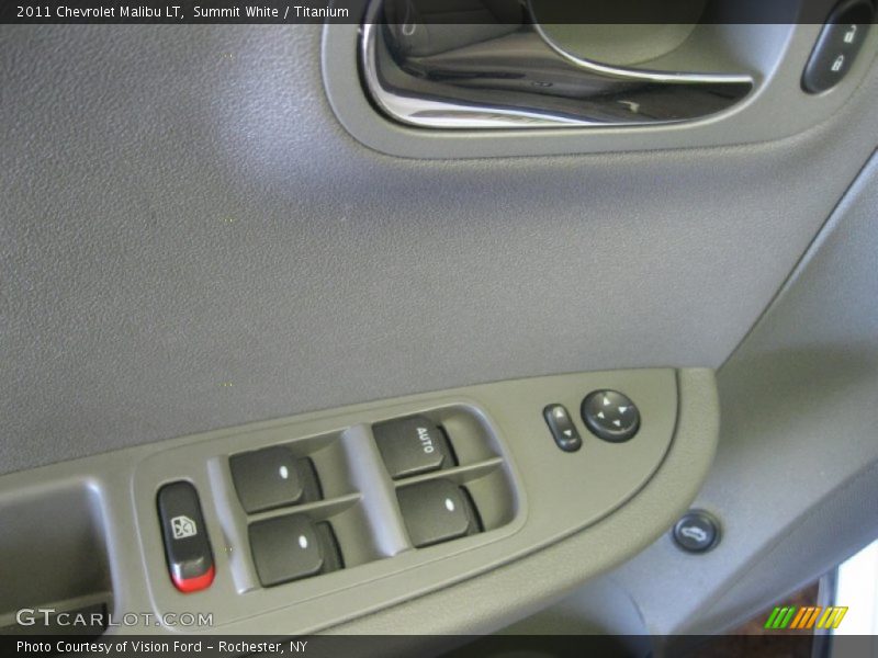 Summit White / Titanium 2011 Chevrolet Malibu LT