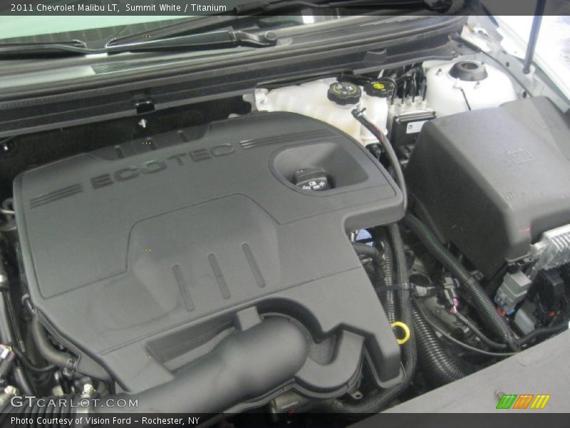 Summit White / Titanium 2011 Chevrolet Malibu LT