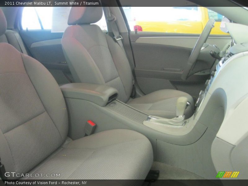 Summit White / Titanium 2011 Chevrolet Malibu LT