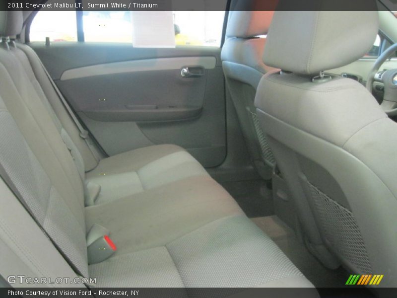 Summit White / Titanium 2011 Chevrolet Malibu LT
