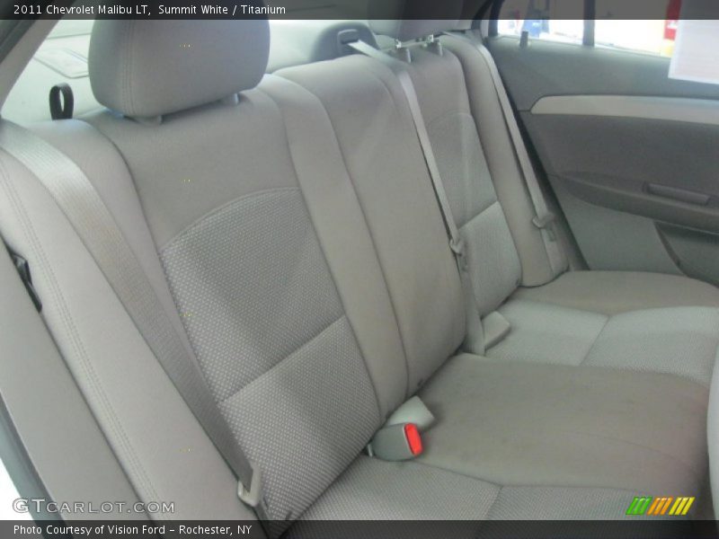 Summit White / Titanium 2011 Chevrolet Malibu LT