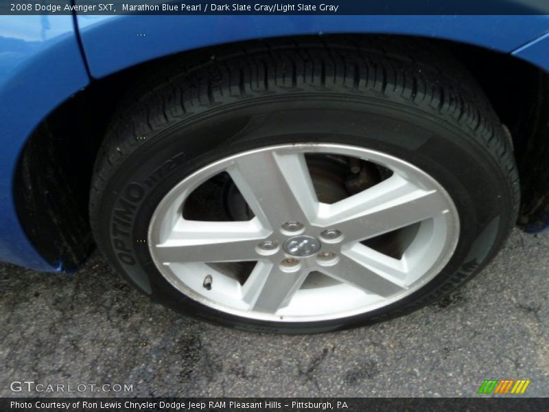 Marathon Blue Pearl / Dark Slate Gray/Light Slate Gray 2008 Dodge Avenger SXT
