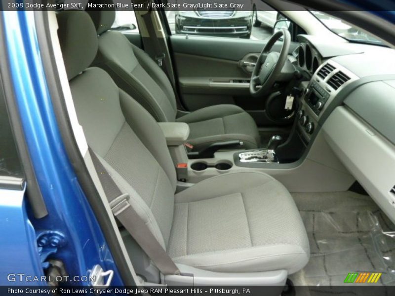 Marathon Blue Pearl / Dark Slate Gray/Light Slate Gray 2008 Dodge Avenger SXT