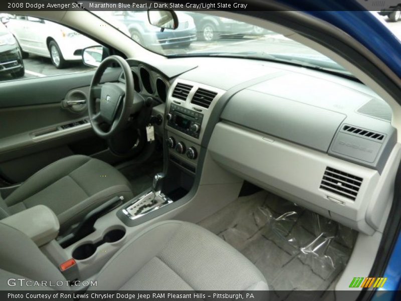 Marathon Blue Pearl / Dark Slate Gray/Light Slate Gray 2008 Dodge Avenger SXT