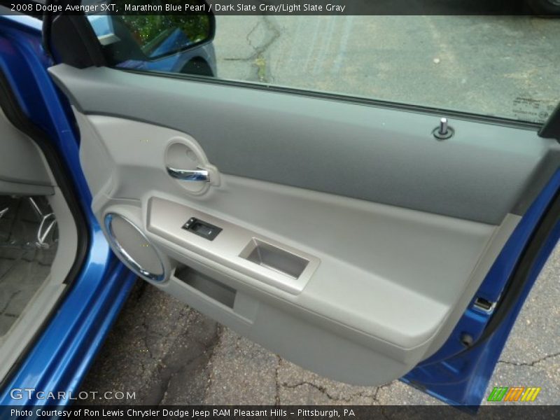 Marathon Blue Pearl / Dark Slate Gray/Light Slate Gray 2008 Dodge Avenger SXT