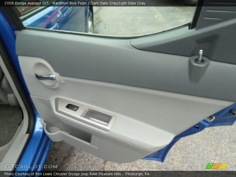Marathon Blue Pearl / Dark Slate Gray/Light Slate Gray 2008 Dodge Avenger SXT
