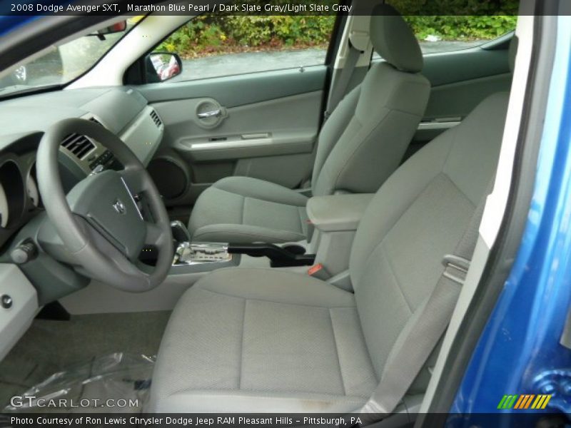 Marathon Blue Pearl / Dark Slate Gray/Light Slate Gray 2008 Dodge Avenger SXT