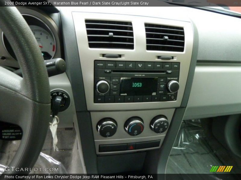 Marathon Blue Pearl / Dark Slate Gray/Light Slate Gray 2008 Dodge Avenger SXT