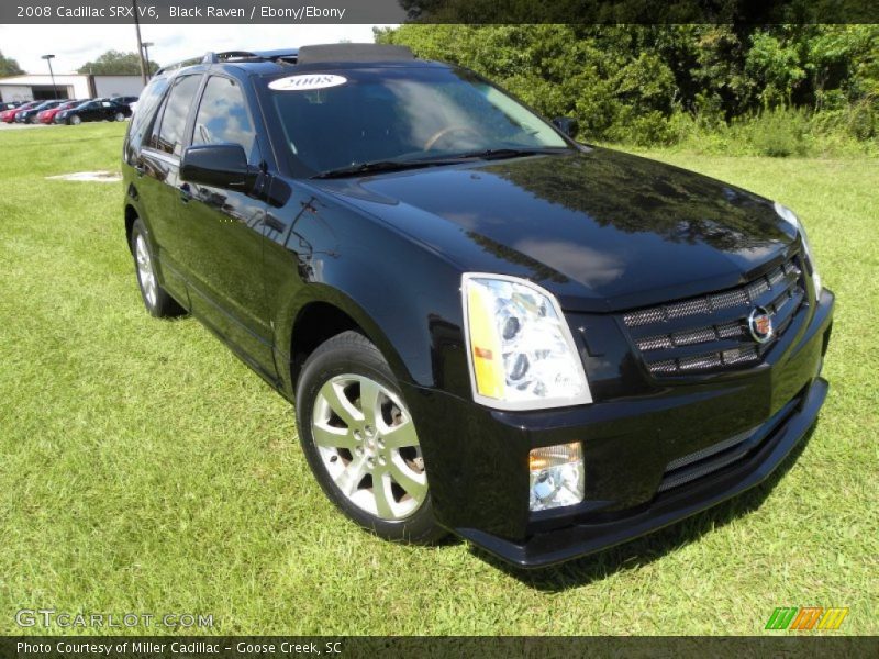 Black Raven / Ebony/Ebony 2008 Cadillac SRX V6