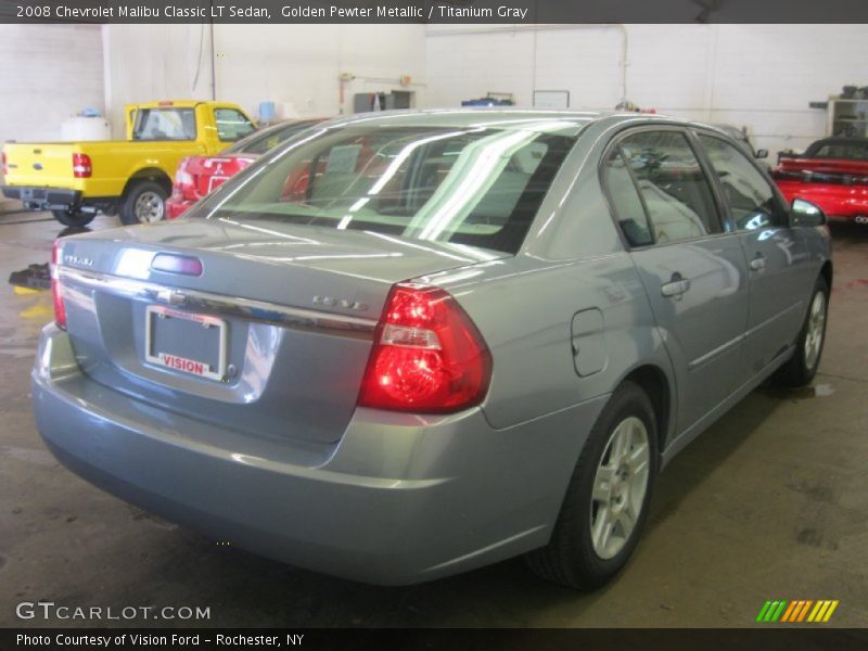 Golden Pewter Metallic / Titanium Gray 2008 Chevrolet Malibu Classic LT Sedan