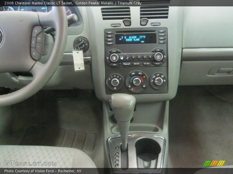 Golden Pewter Metallic / Titanium Gray 2008 Chevrolet Malibu Classic LT Sedan