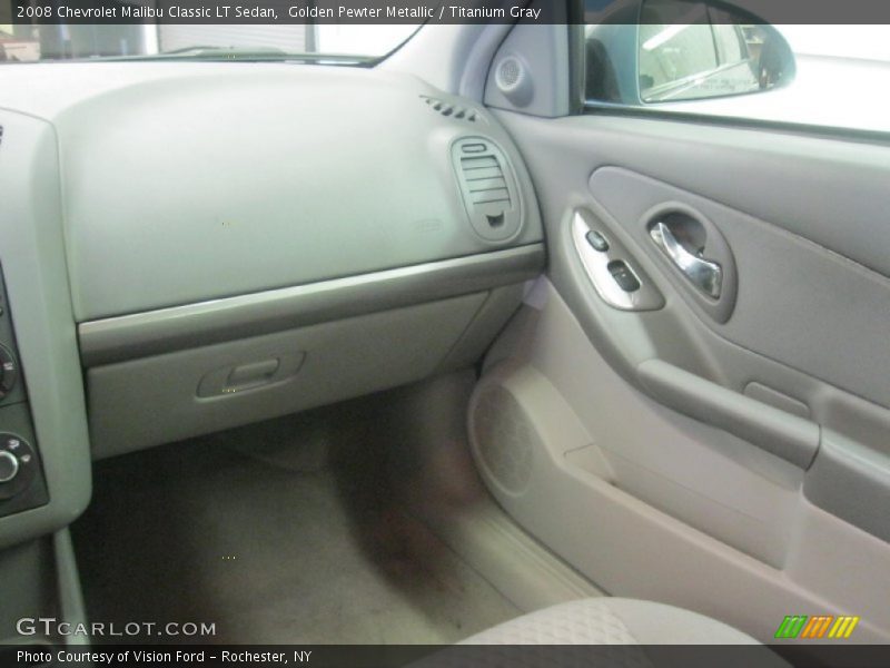 Golden Pewter Metallic / Titanium Gray 2008 Chevrolet Malibu Classic LT Sedan